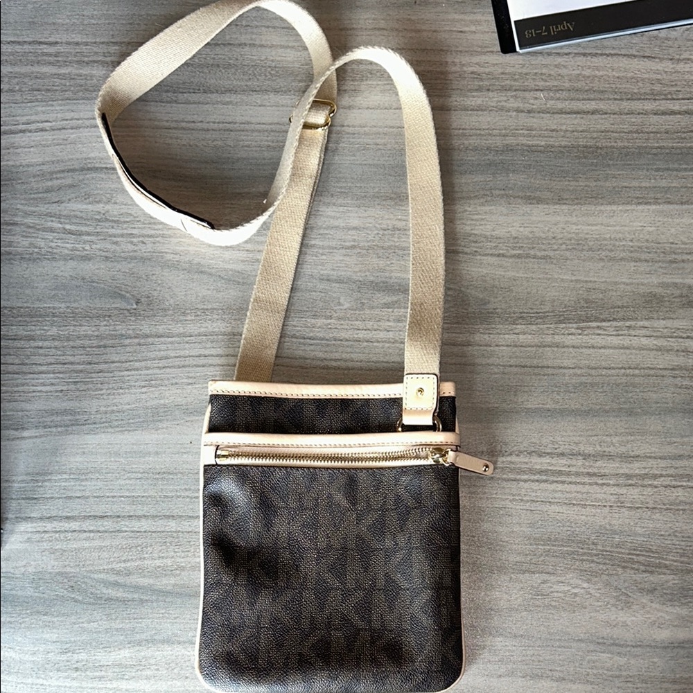 Brown Michael Kors crossbody bag